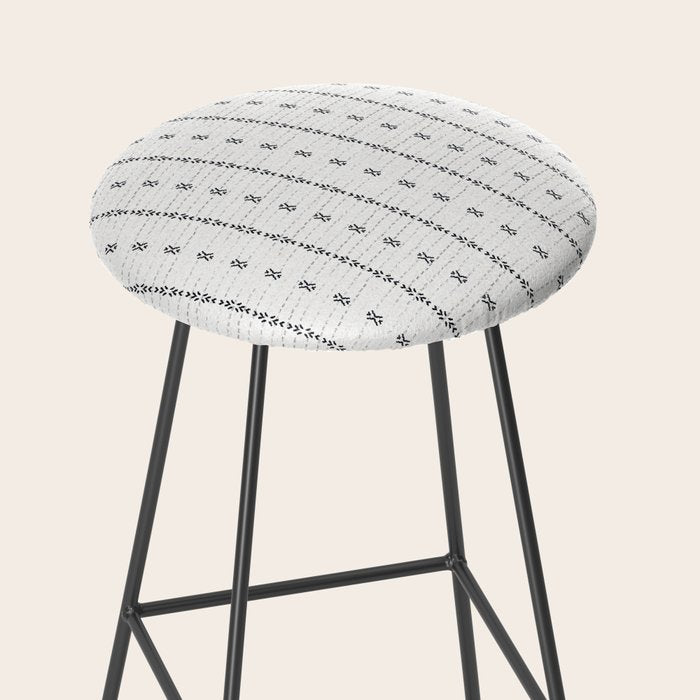 FRENCH LINEN STRIPE Stool Gallery Image 2