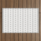 FRENCH LINEN STRIPE Outdoor Rug Gallery Image 1