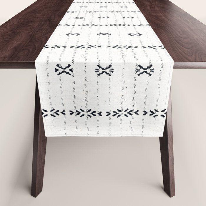 FRENCH LINEN STRIPE Table Runner Gallery Image 1