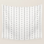 FRENCH LINEN STRIPE Wall Tapestry Gallery Image 4