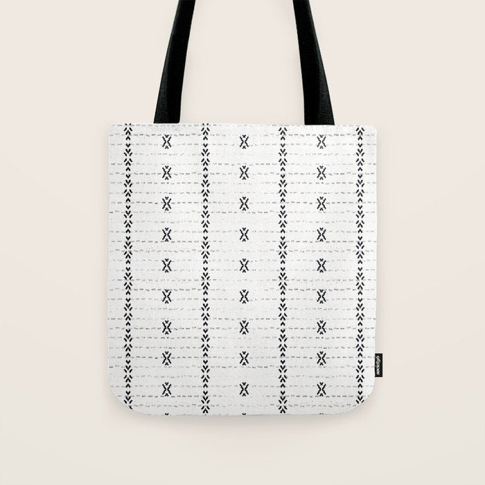 FRENCH LINEN STRIPE Tote Bag Gallery Image 1