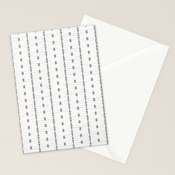 FRENCH LINEN STRIPE Stationery Card Gallery Image 2