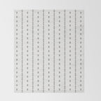 FRENCH LINEN STRIPE Throw Blanket Gallery Image 2