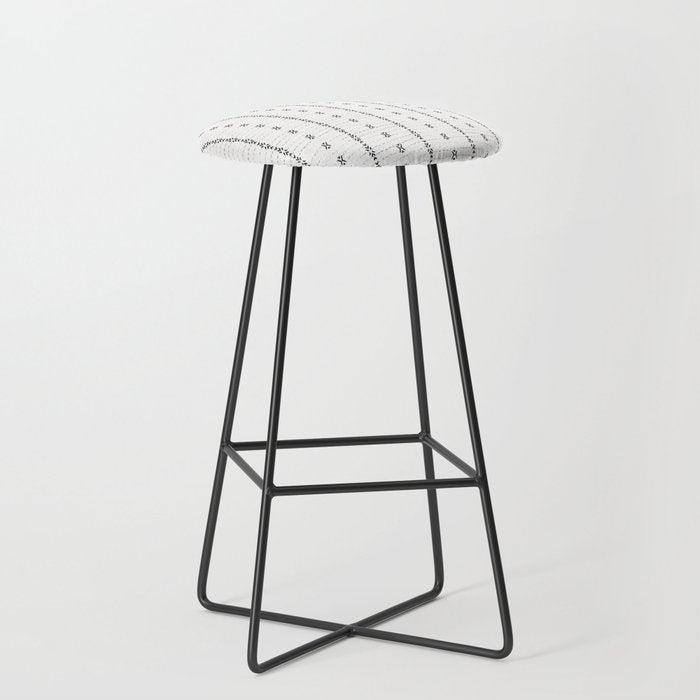 FRENCH LINEN STRIPE Stool Gallery Image 1