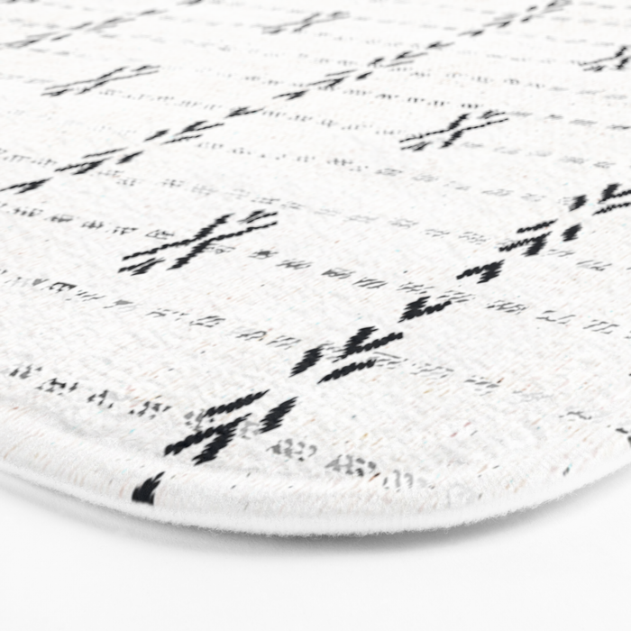 FRENCH LINEN STRIPE Bath Mat Gallery Image 3