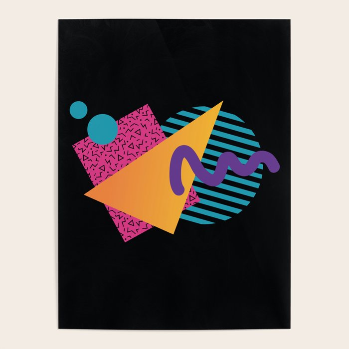 Memphis Pattern 29 / 80s - 90s Retro Poster Gallery Image 4