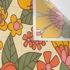 Spring in Retro Wall Tapestry Gallery Image 3