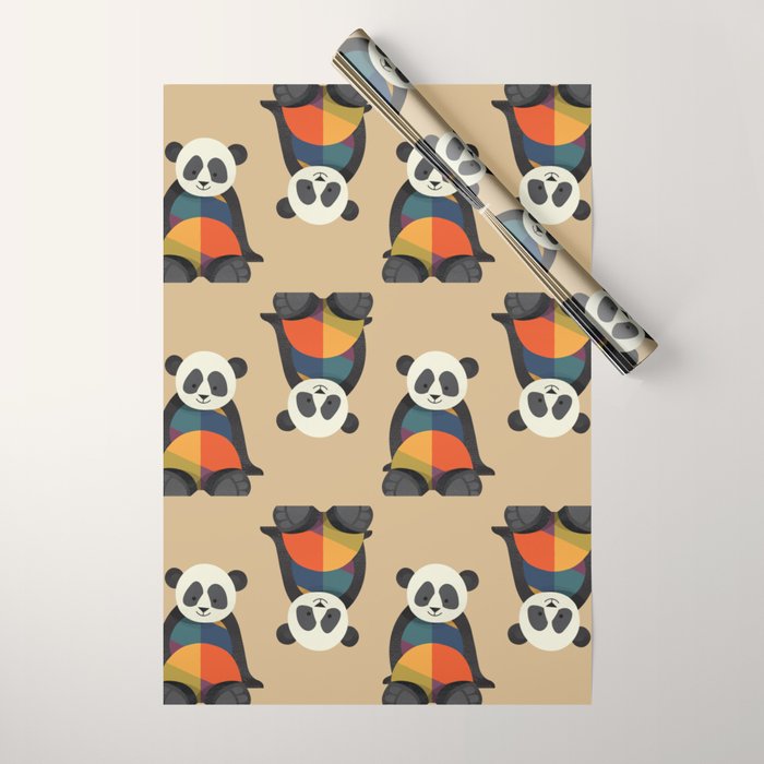 Giant Panda Wrapping Paper Gallery Image 1