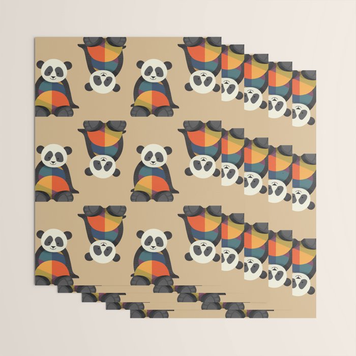 Giant Panda Wrapping Paper Gallery Image 3