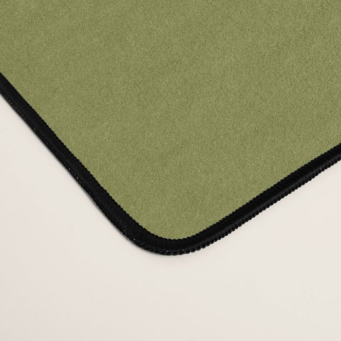 Mod Thang Retro Modern Abstract Pattern in 70s Avocado Green Brown Mustard Desk Mat Gallery Image 4
