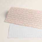 Fa La La  Peachy pink Wrapping Paper Gallery Image 2