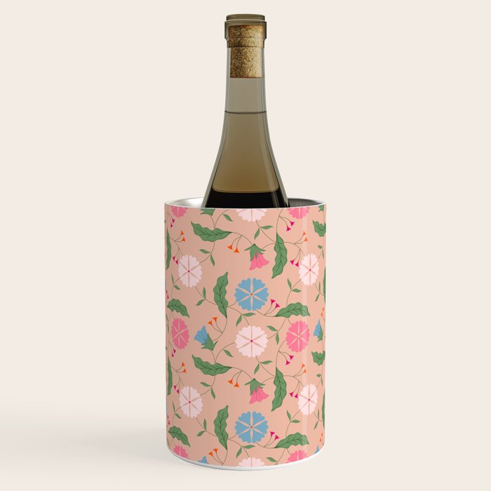 Heritage Blooms - Floral Art Wine Chiller Gallery Image 2