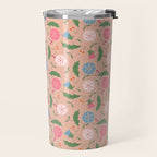 Heritage Blooms - Floral Art Travel Mug Gallery Image 2