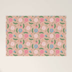 Heritage Blooms - Floral Art Welcome Mat Gallery Image 1