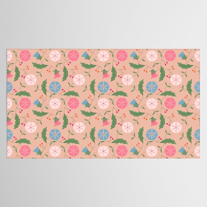Heritage Blooms - Floral Art Tablecloth Gallery Image 2