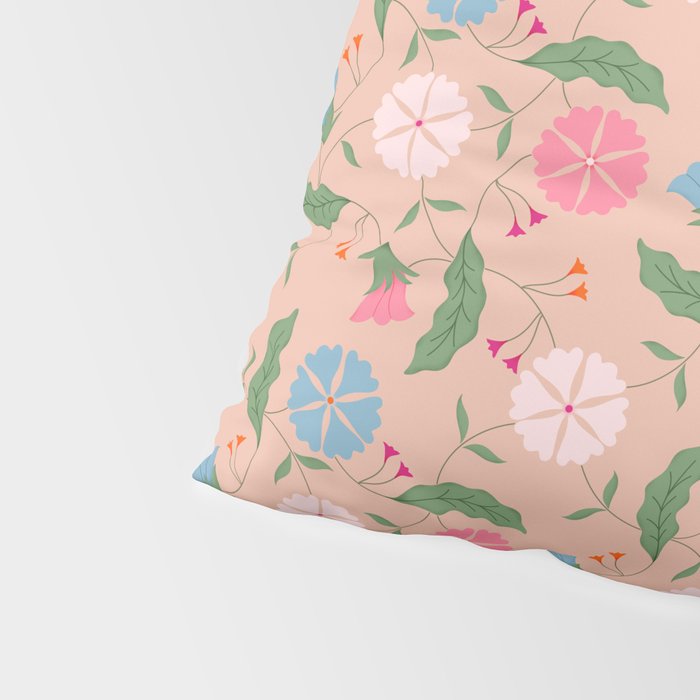 Heritage Blooms - Floral Art Pillow Sham Gallery Image 4