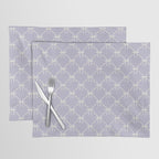 Bows & Ribbons Pattern XXXIV Pastel Lavender Purple  Placemat Gallery Image 1