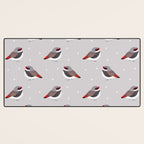 Diamond Firetail Desk Mat Gallery Image 3