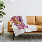Don't be a dum dum Throw Blanket Gallery Image 1