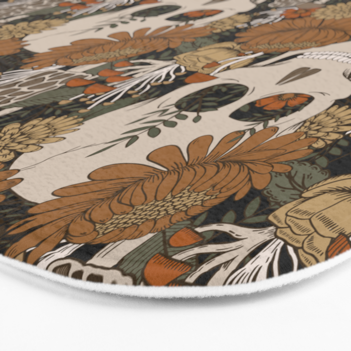 Autumn Skulls Bath Mat Gallery Image 3