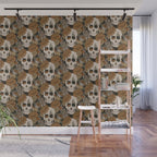 Autumn Skulls Wall Mural Gallery Image 1