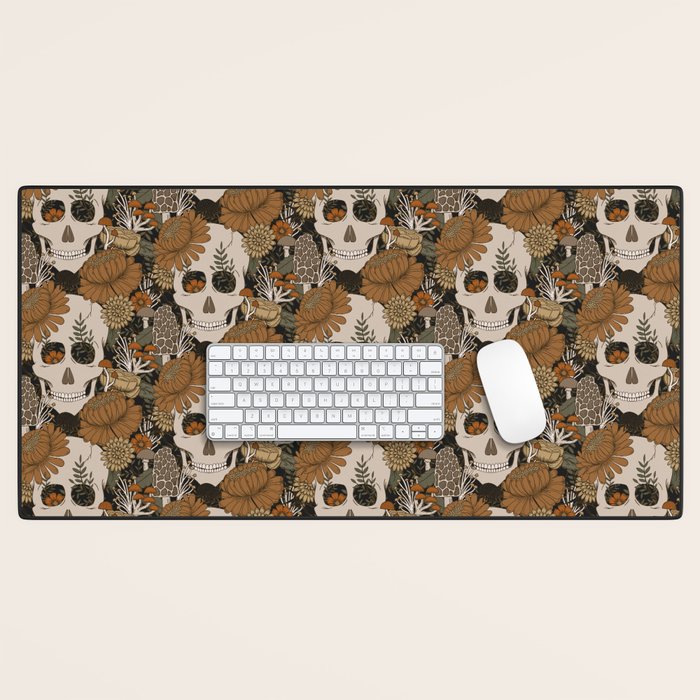 Autumn Skulls Desk Mat Gallery Image 1