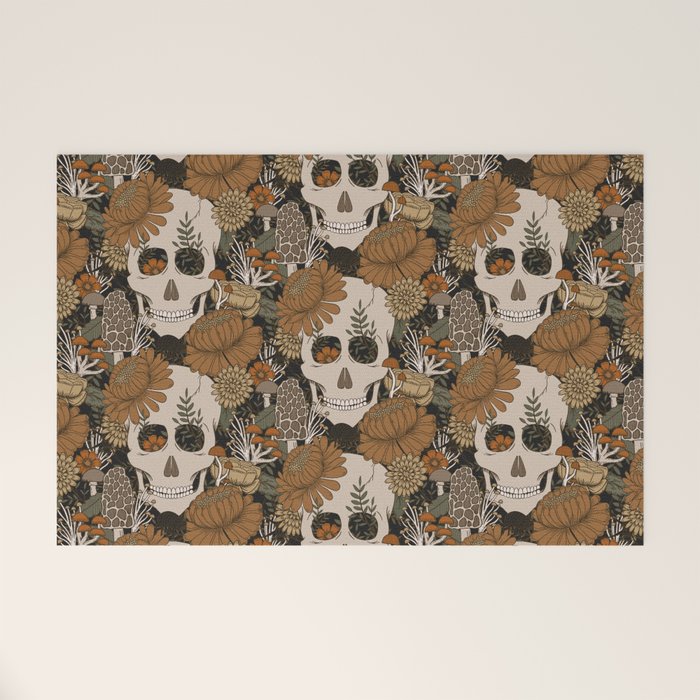 Autumn Skulls Welcome Mat Gallery Image 1