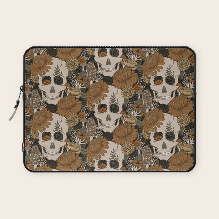 Autumn Skulls Laptop Sleeve Gallery Image 1