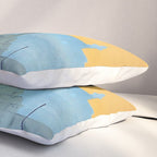 Mid Century Modern Travel Vintage Poster Istanbul Turkey Grand Mosque Pillow Sham Gallery Image 3