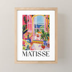 Mediterranean Bloom - Matisse inspired Mini Art Print Gallery Image 1