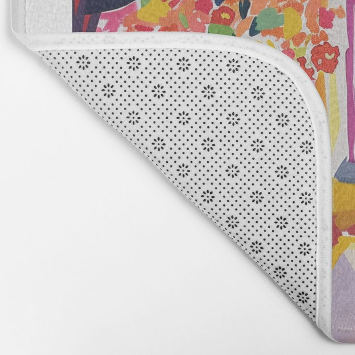 Mediterranean Bloom - Matisse inspired Bath Mat Gallery Image 2