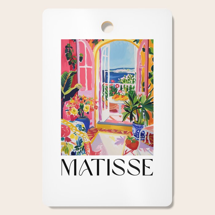 Mediterranean Bloom - Matisse inspired Cutting Board Gallery Image 1