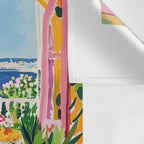 Mediterranean Bloom - Matisse inspired Wall Tapestry Gallery Image 3