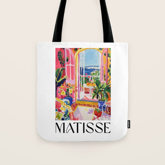 Mediterranean Bloom - Matisse inspired Tote Bag Gallery Image 1