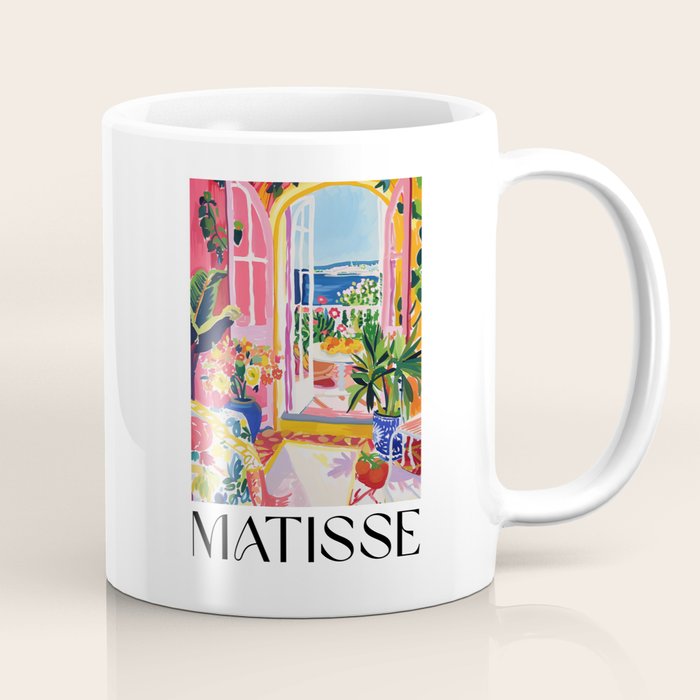 Mediterranean Bloom - Matisse inspired Coffee Mug Gallery Image 1
