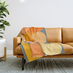 Modern Geometric 87A Throw Blanket Gallery Image 1