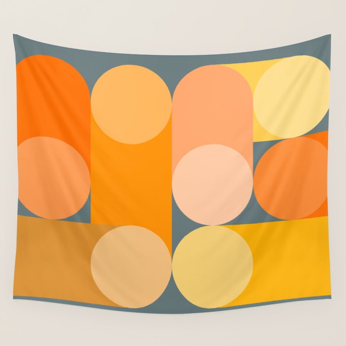 Modern Geometric 87A Wall Tapestry Gallery Image 4