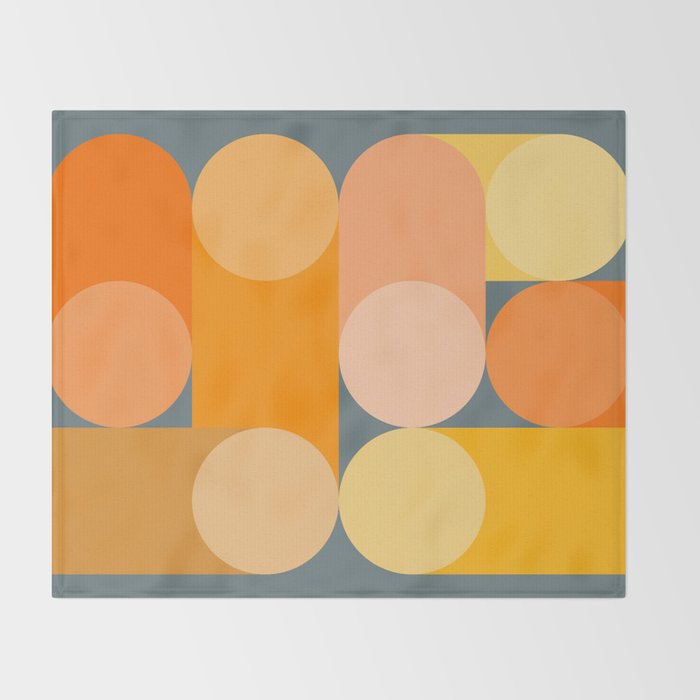 Modern Geometric 87A Throw Blanket Gallery Image 2