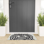 Mid Century Modern Abstract line art Painting  Welcome Mat Gallery Image 3