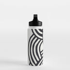 Mid Century Modern Abstract line art Painting  Water Bottle Gallery Image 3