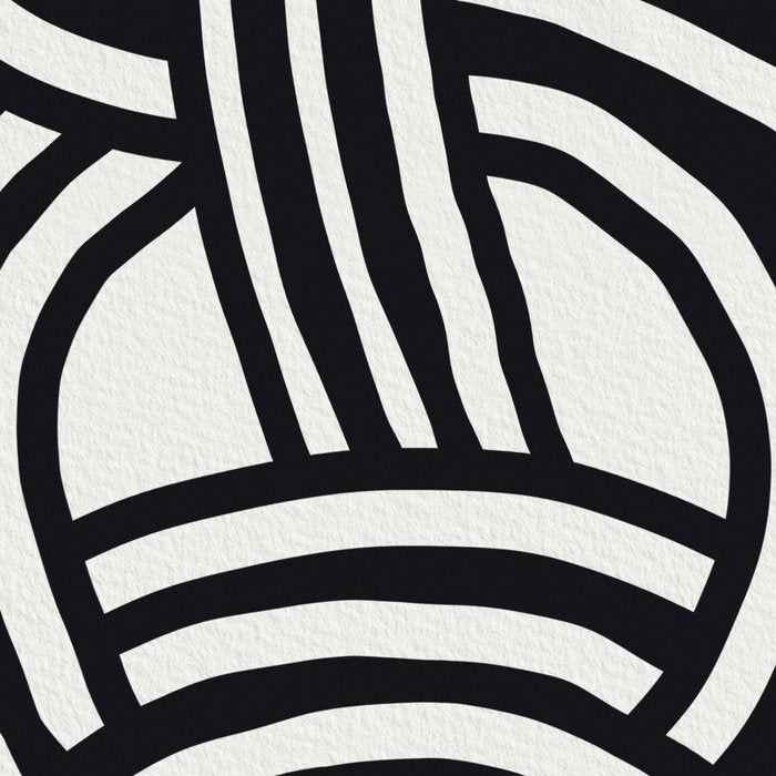 Mid Century Modern Abstract line art Painting  Coffee Mug Gallery Image 2