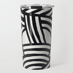 Mid Century Modern Abstract line art Painting  Travel Mug Gallery Image 1