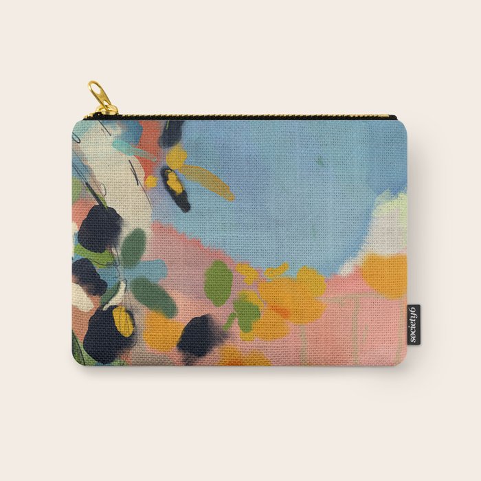 garden with sea view and olive tree Carry All Pouch Gallery Image 1