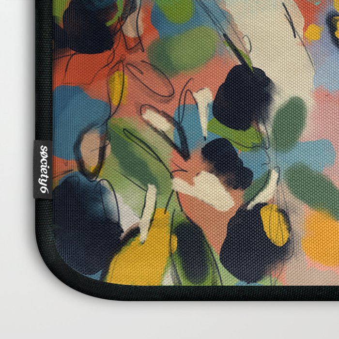 garden with sea view and olive tree Laptop Sleeve Gallery Image 3