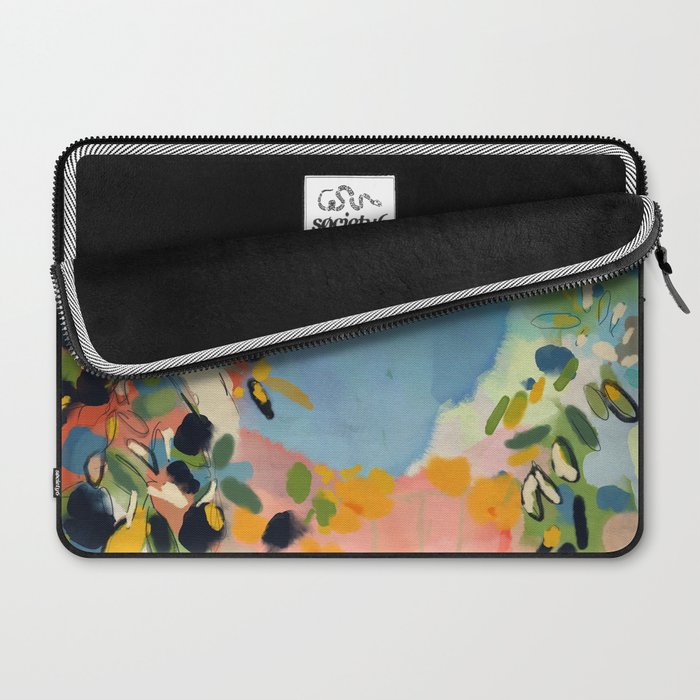 garden with sea view and olive tree Laptop Sleeve Gallery Image 2