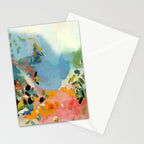 garden with sea view and olive tree Stationery Card Gallery Image 2
