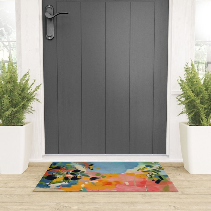 garden with sea view and olive tree Welcome Mat Gallery Image 3