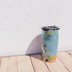 garden with sea view and olive tree Travel Mug Gallery Image 4