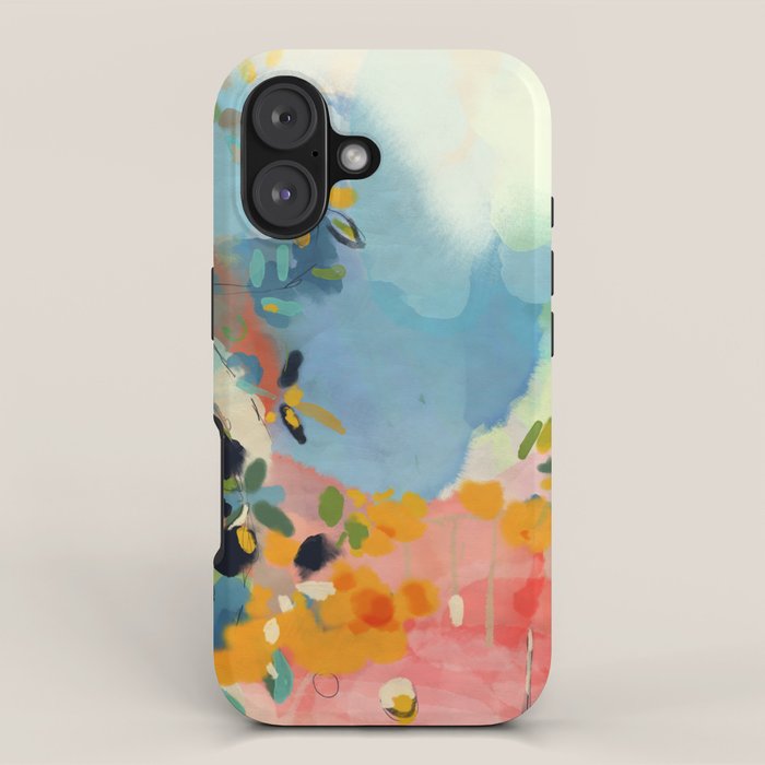garden with sea view and olive tree iPhone Case Gallery Image 1