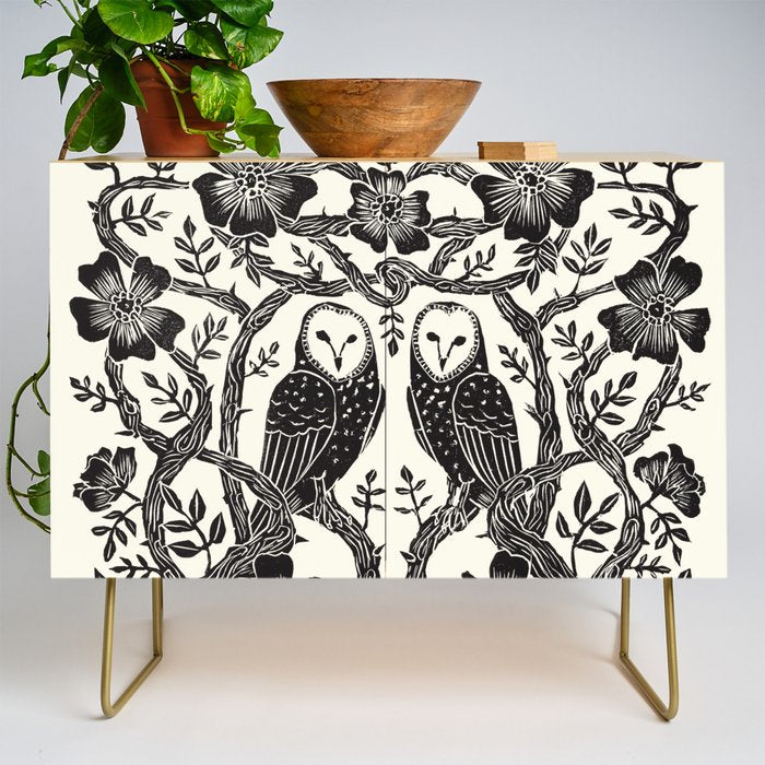 Rose Owls Credenza Gallery Image 1